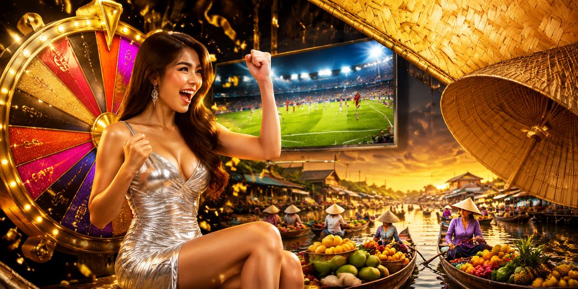 Cảnh chơi roulette tại sòng bài phong cách Cần Thơ với nón lá truyền thống làm điểm nhấn