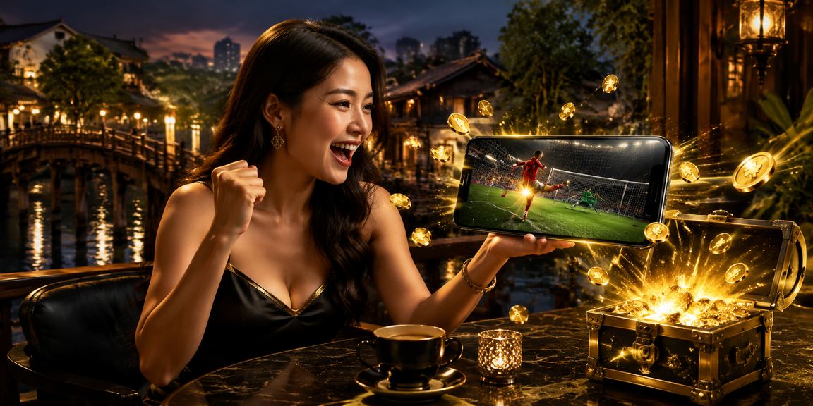 Người hâm mộ bóng đá Hà Nội xem kèo V.League trên điện thoại tại quán cà phê