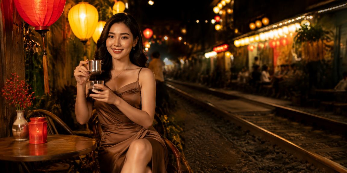 Người dùng tại Hà Nội xem thông tin tài khoản VIP và tiền thưởng bên ly cà phê