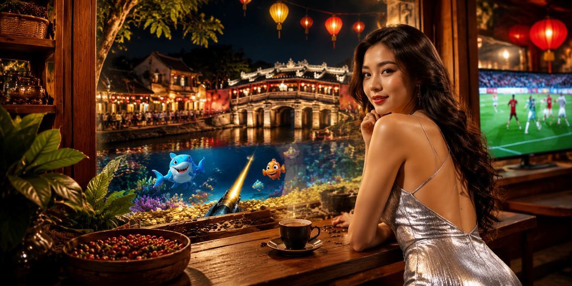 Không khí cá cược tại quán cà phê Hội An về đêm
