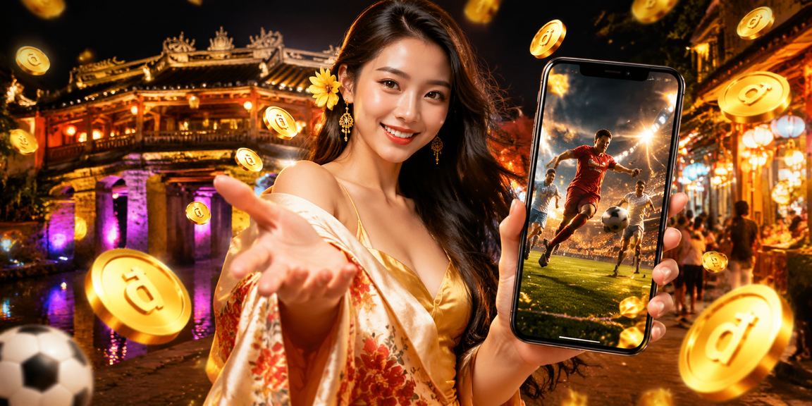 Màn hình hiển thị giao diện cá cược casino trực tuyến tại Việt Nam trên thiết bị di động